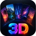 GlowWall: 4K & 3D Wallpapers icon
