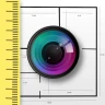 Mesure distance Mètre Plan 3D icon
