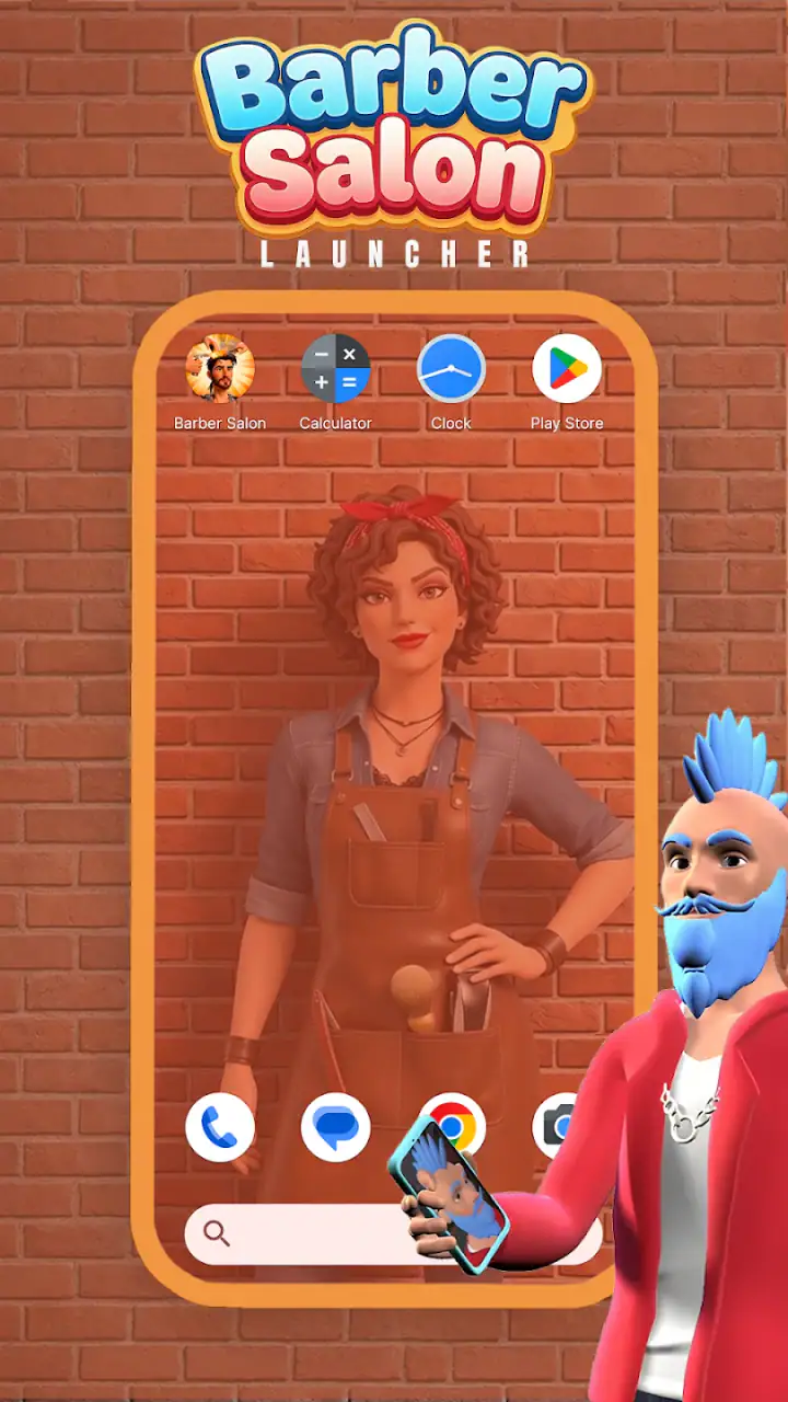 Barber Salon Launcher screenshot 1