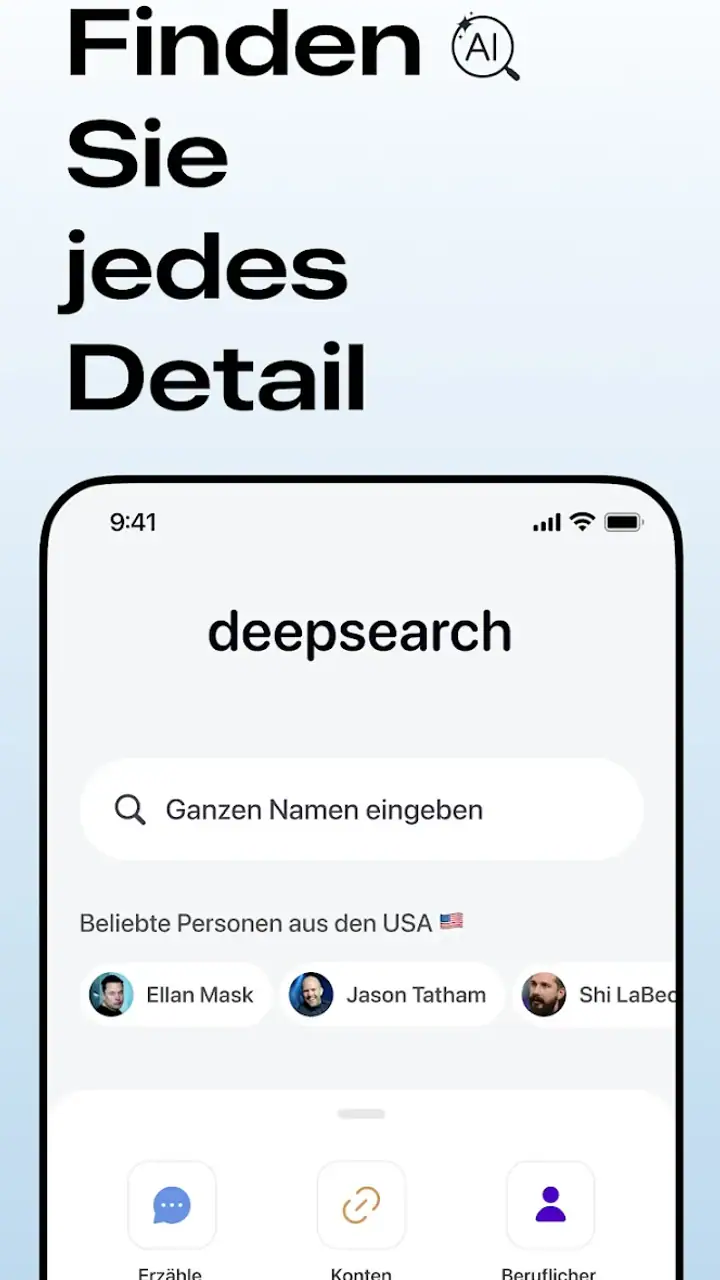 Deepsearch AI-Suchassistent screenshot 1