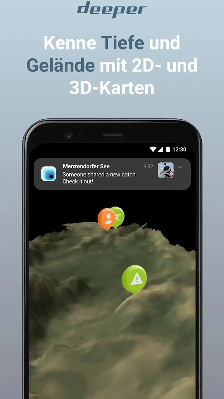 Fish Deeper - Fishing App screenshot 1