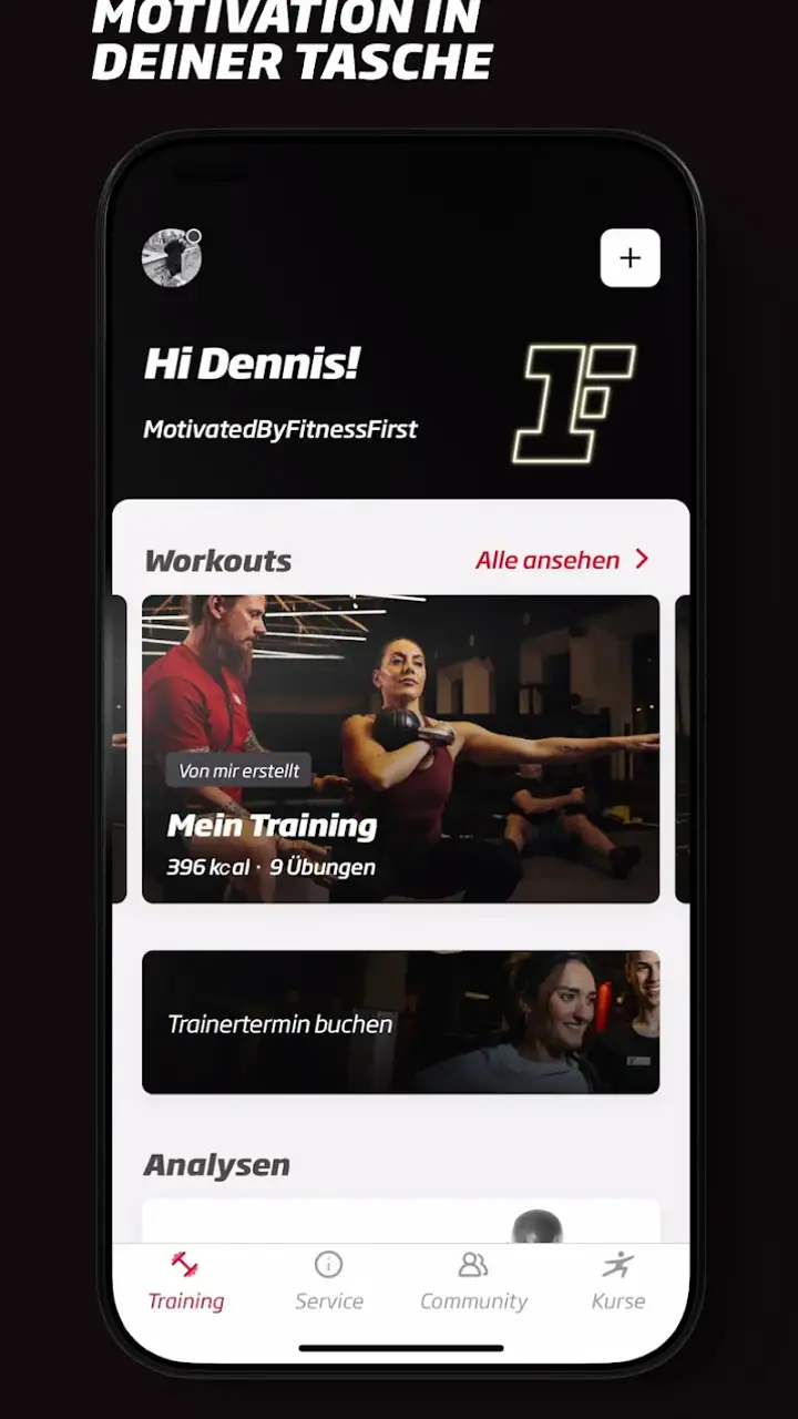 Fitness First Germany screenshot 1