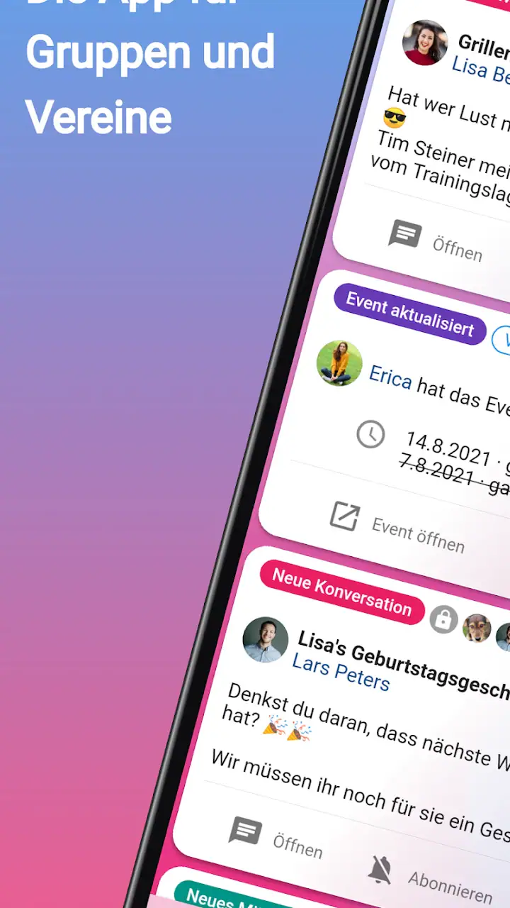 Klubraum – Vereinsapp & Orga screenshot 1