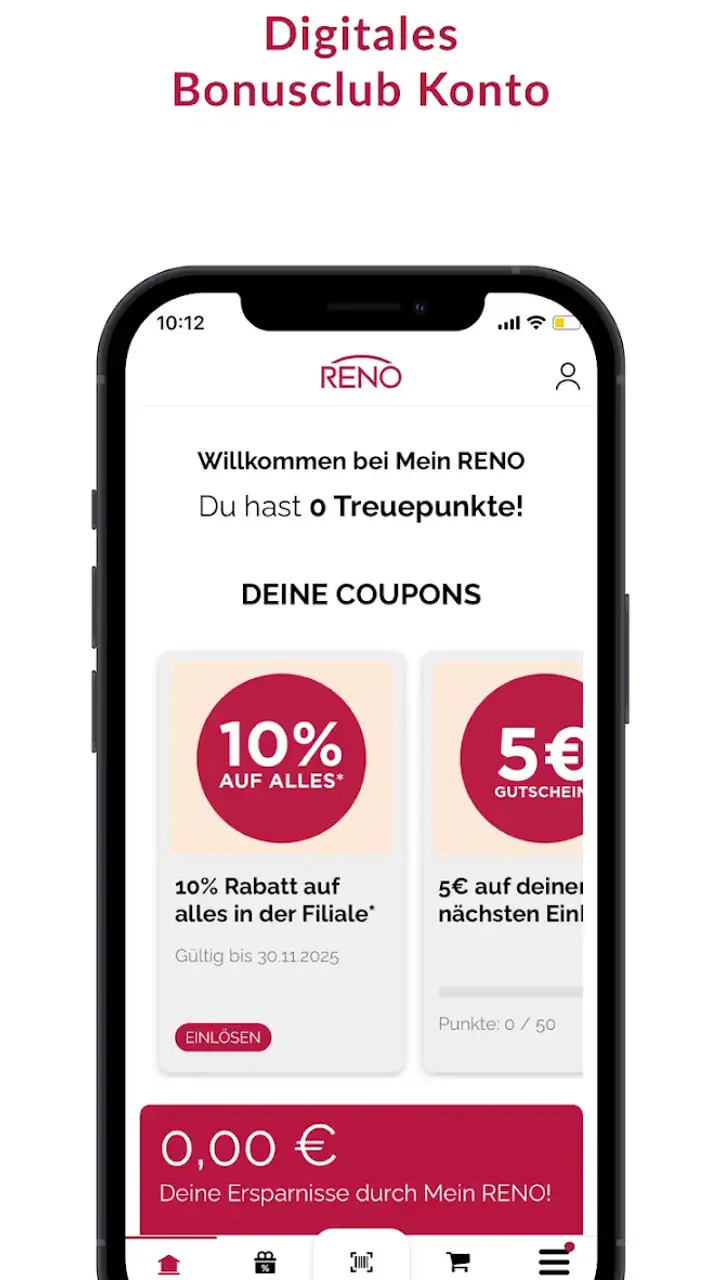 RENO-App: punkten & sparen! screenshot 1
