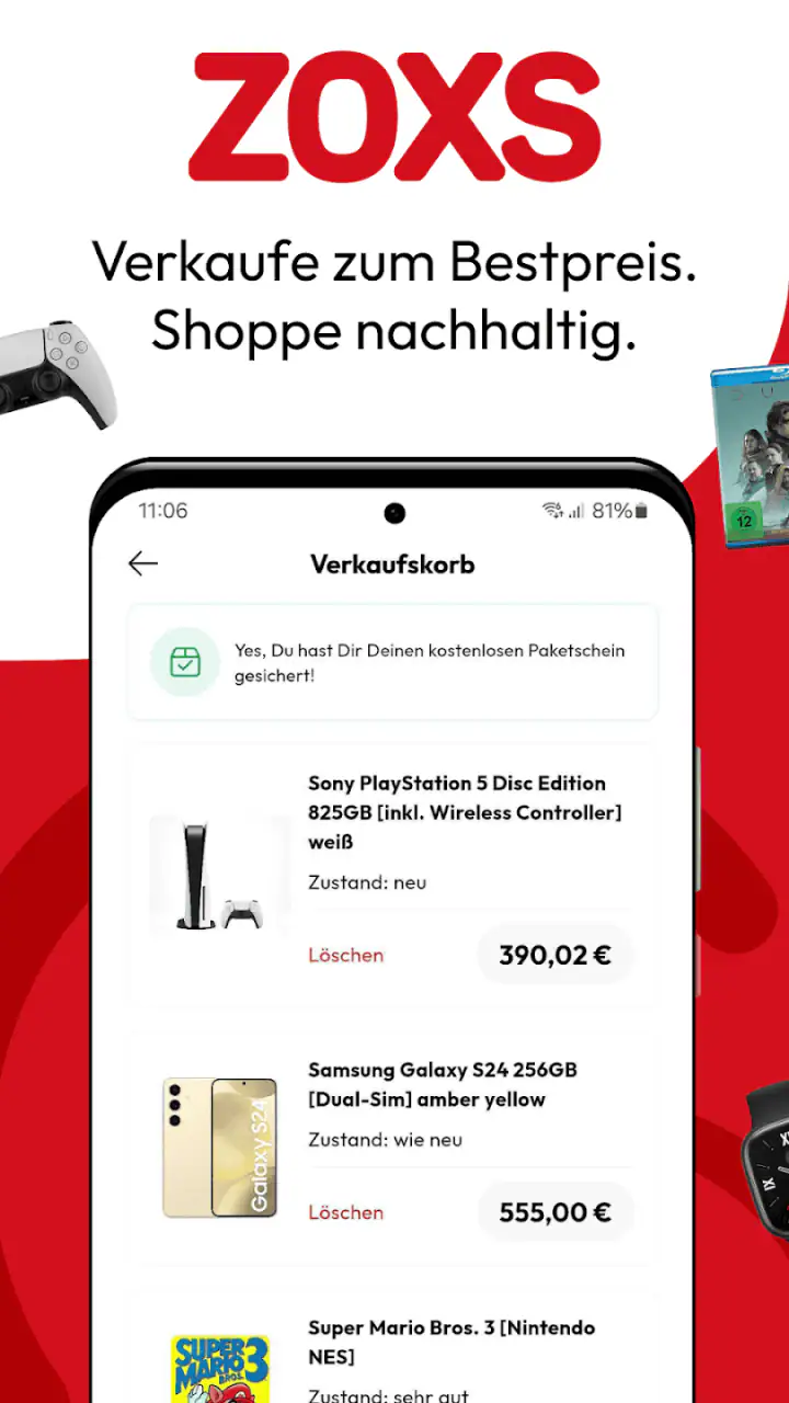 ZOXS: Kaufen & Verkaufen screenshot 1