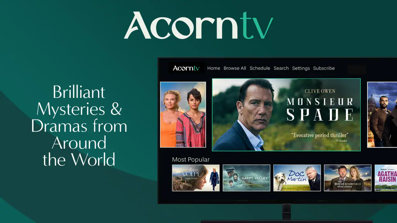Acorn TV: Brilliant Hit Series screenshot 1