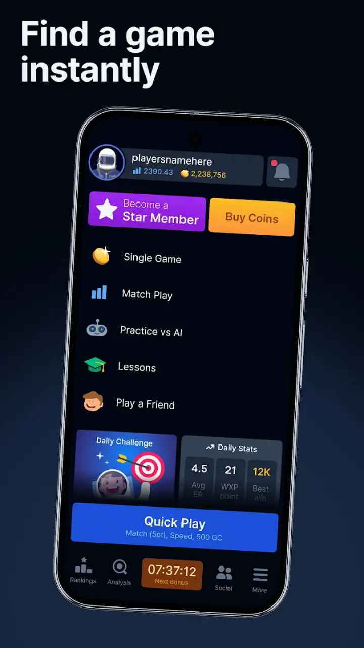 Backgammon Galaxy: Play Online screenshot 1