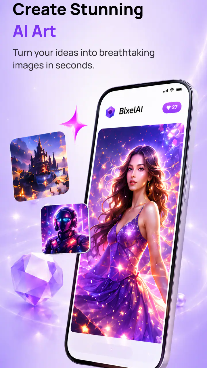 BixelAI - Image & Video Maker screenshot 1