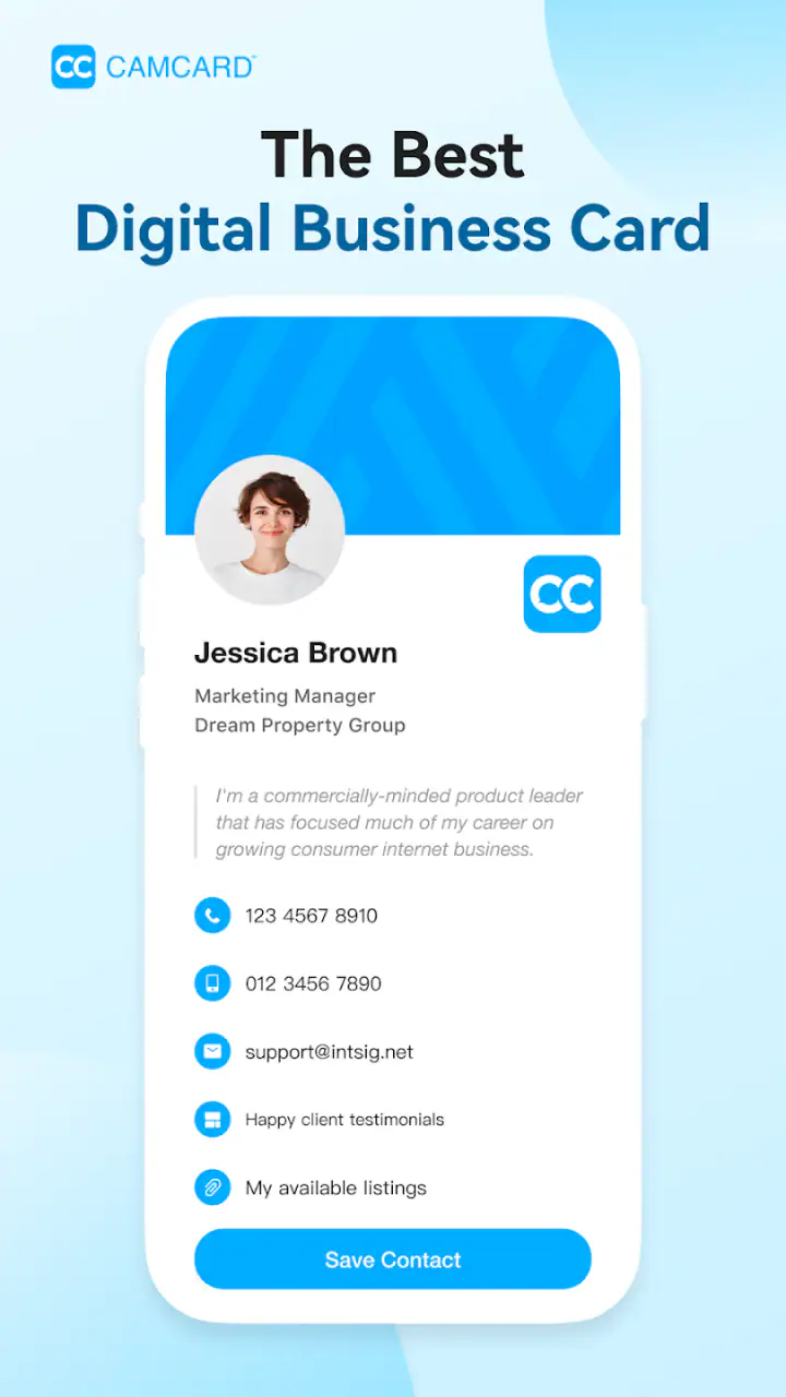 CamCard - BCR (Western) screenshot 1