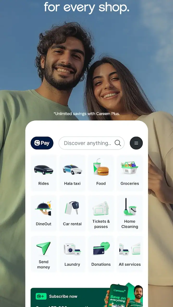 Careem: Taxi, Food & Delivery screenshot 1