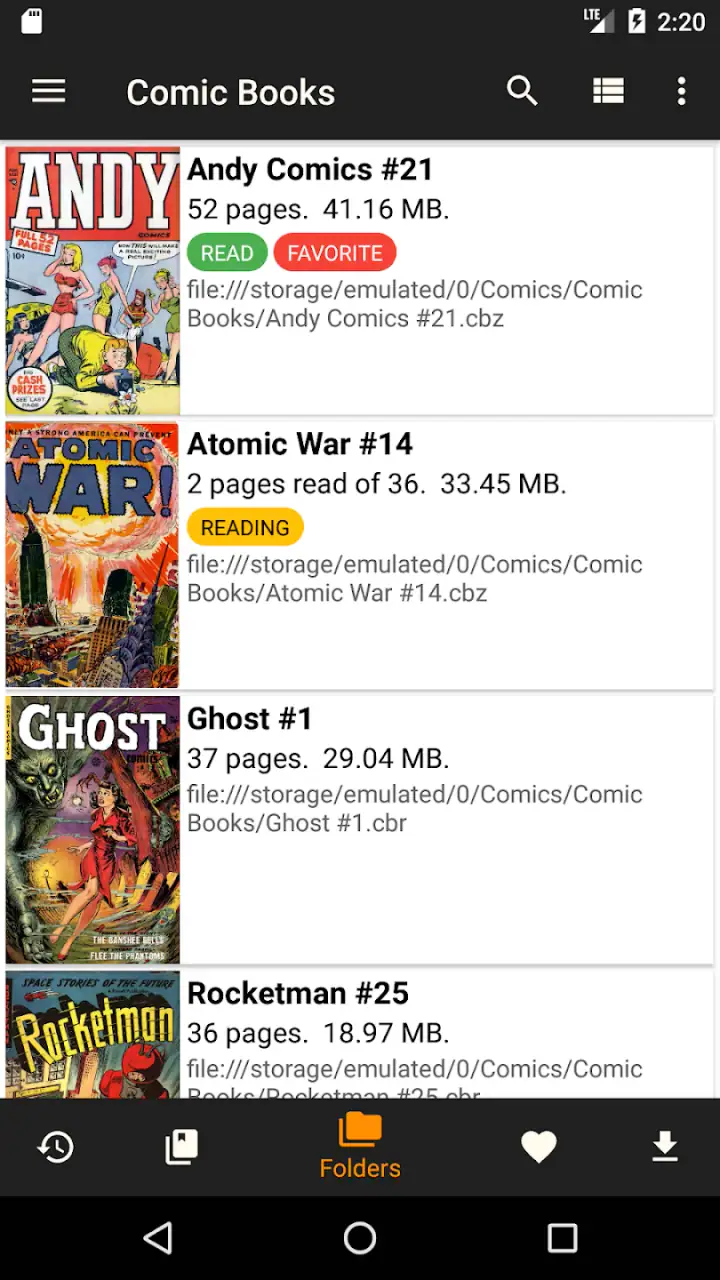CDisplayEx Comic Reader Lite screenshot 1