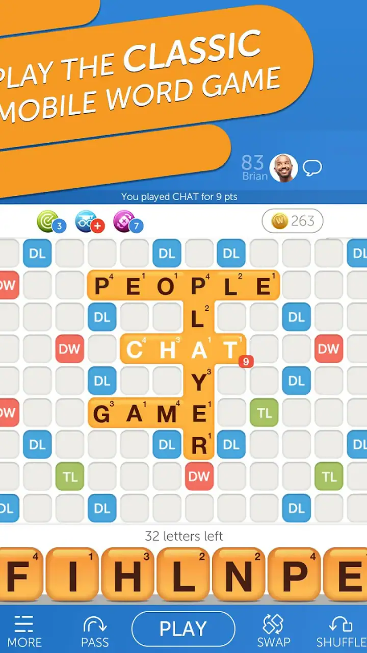 Classic Words With Friends screenshot 1