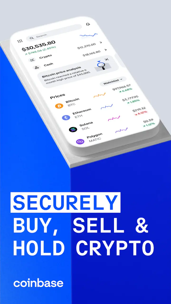 Coinbase: Buy Crypto & Stocks screenshot 1