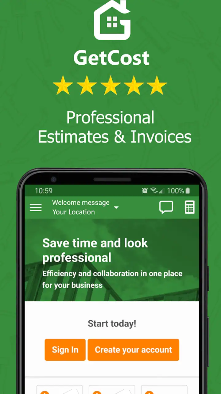 Contractor Estimate & Invoice screenshot 1