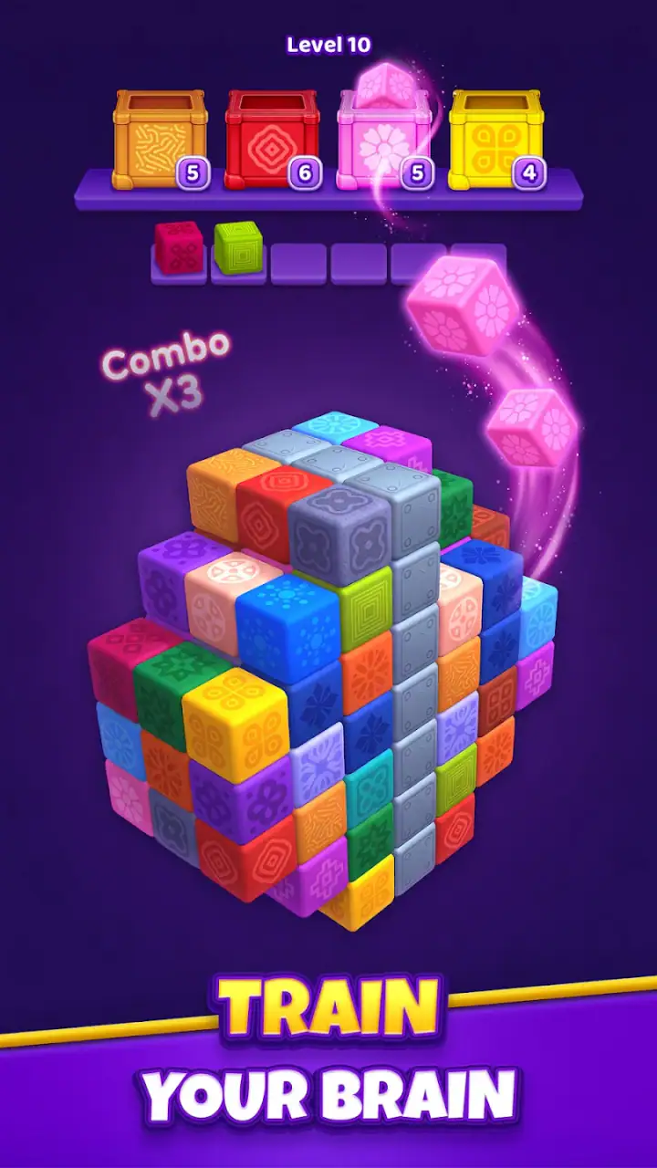 Cube Tap Sort screenshot 1