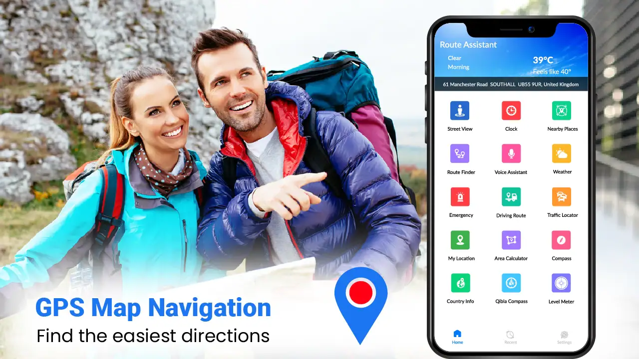 Easy Rout Map: Navigation Path screenshot 1