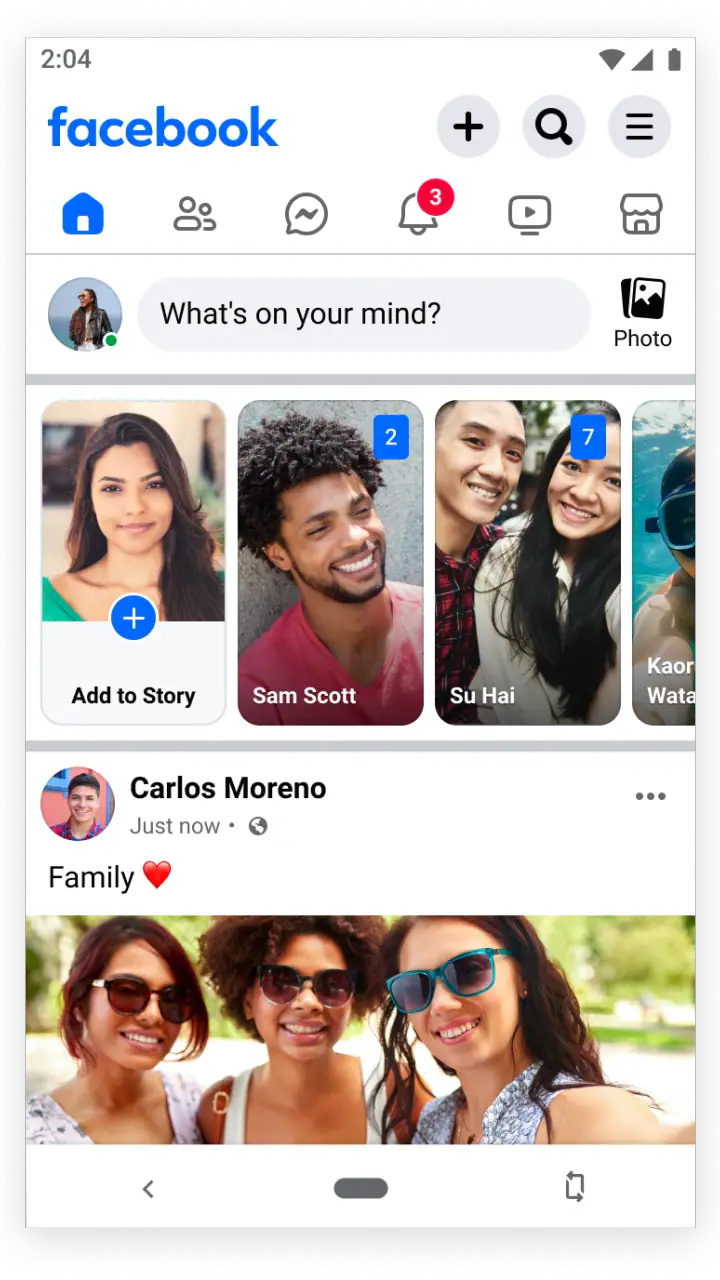 Facebook Lite screenshot 1