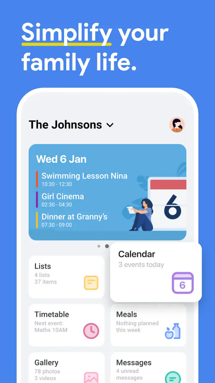 FamilyWall: Family Organizer screenshot 1