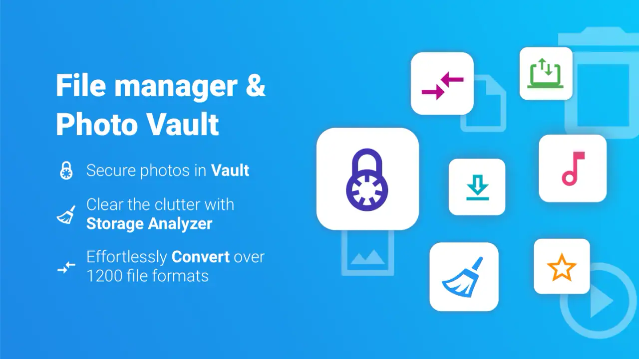 File Commander Manager & Vault screenshot 1