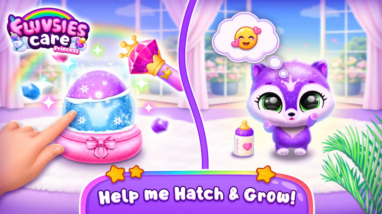 Fluvsies Care: Princess screenshot 1