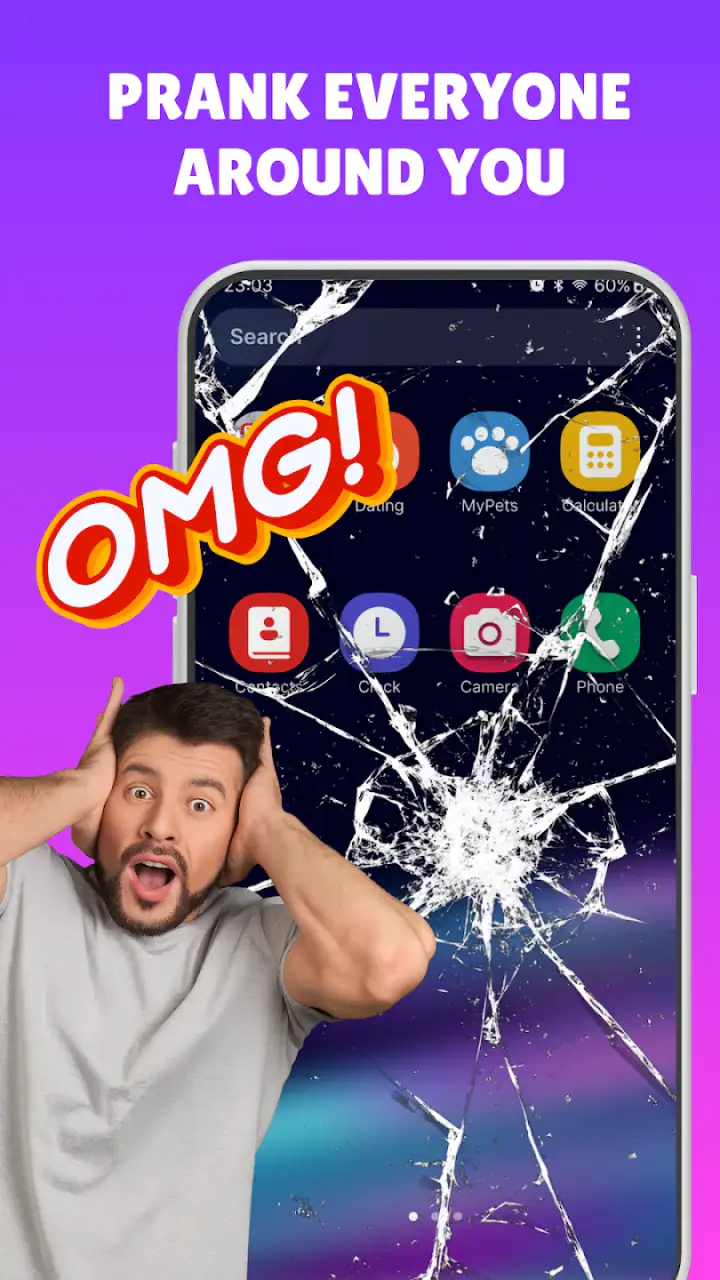 Haha Broken - Broken Screen screenshot 1