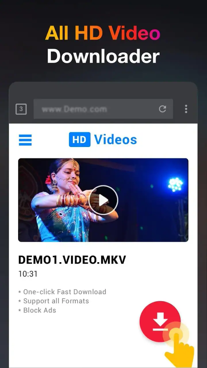 HD Video Downloader App - 2022 screenshot 1