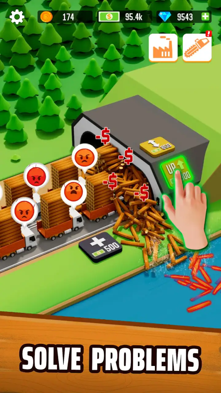 Idle Lumber Empire: Tycoon Inc screenshot 1
