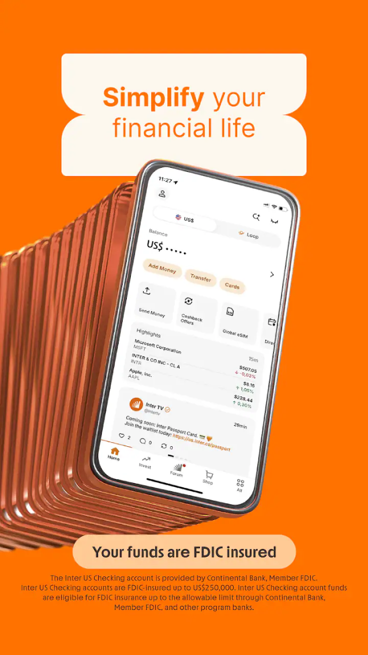 Inter Banking & Money Transfer screenshot 1