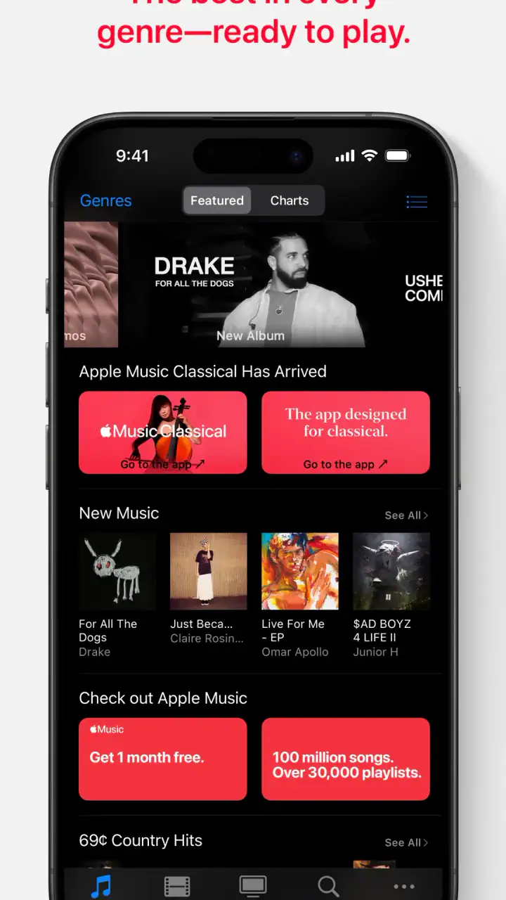 iTunes screenshot 1