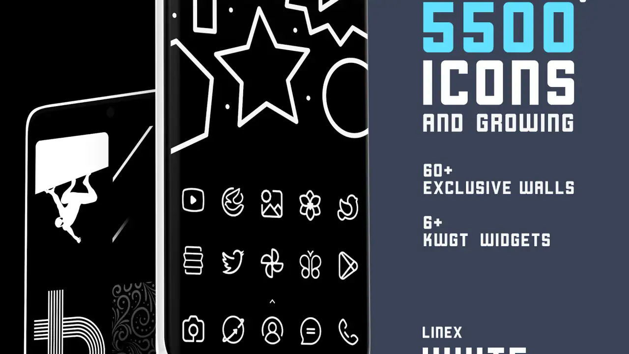LineX White Icon Pack screenshot 1