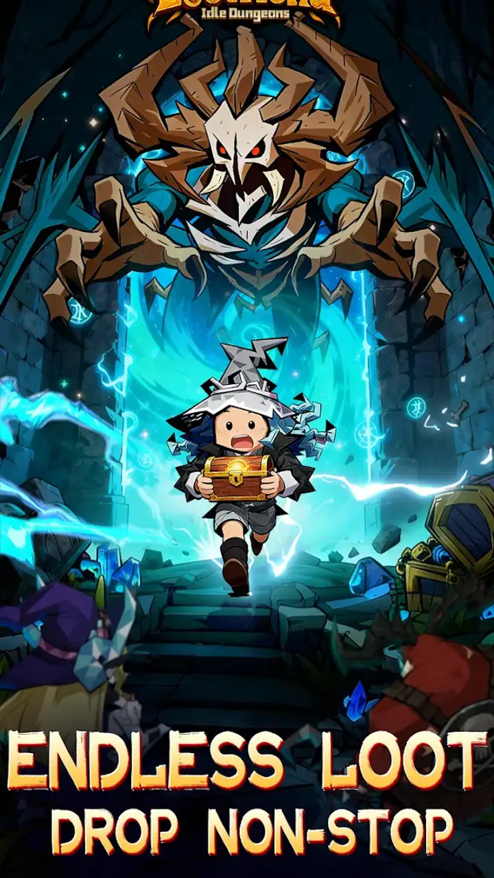 Lootfiend: Idle Dungeons screenshot 1