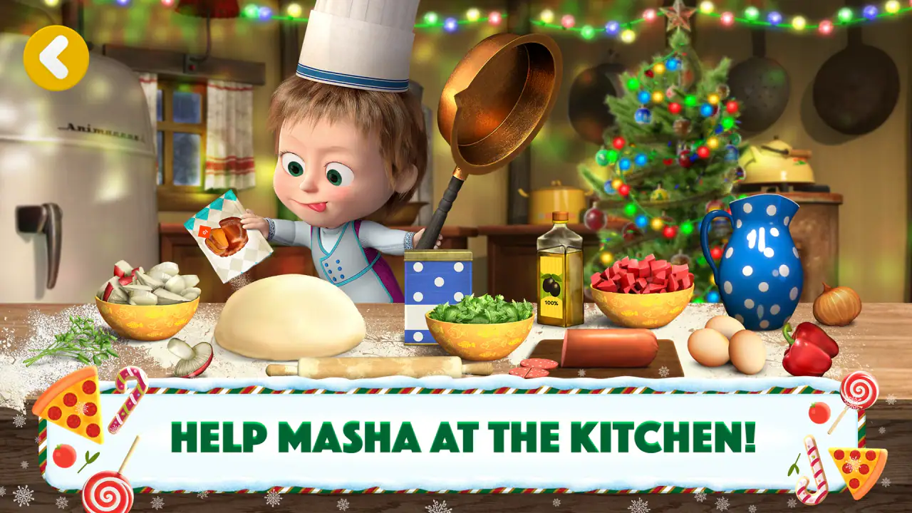 Masha and the Bear Pizza Maker screenshot 1