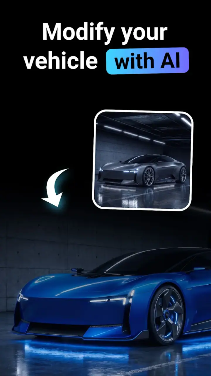 ModsTune – AI Car Designer screenshot 1