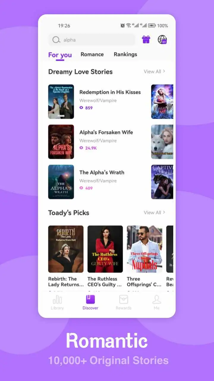 Novelverse - Novels & Stories screenshot 1