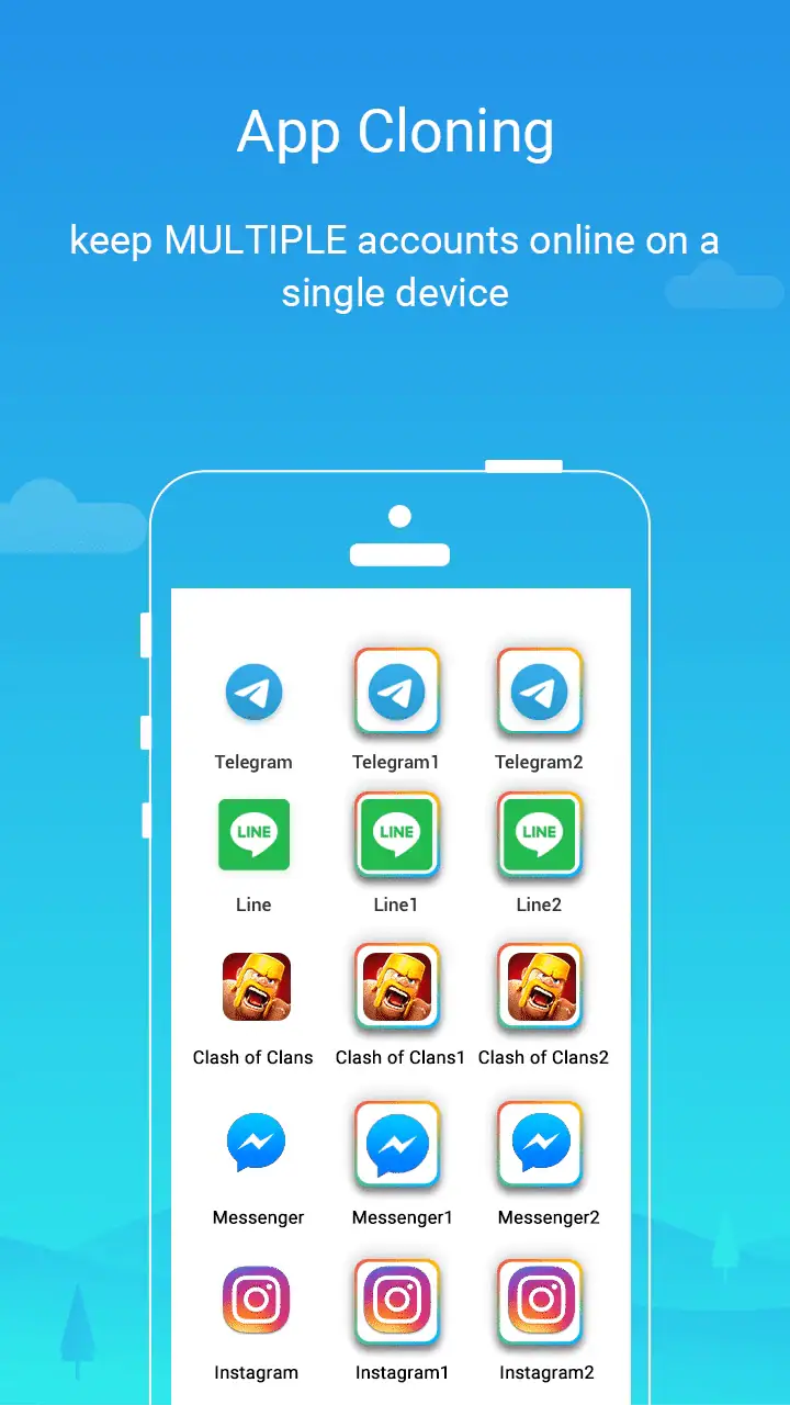 Parallel Space - app cloning screenshot 1
