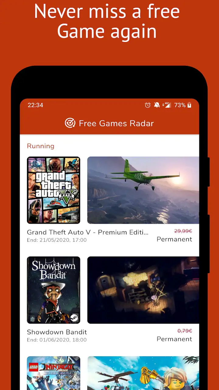 PC Games Radar for Epic Games, screenshot 1