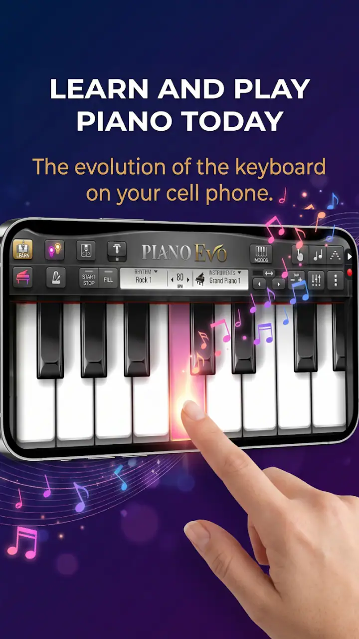 Piano Evo: Learn Songs & Music screenshot 1