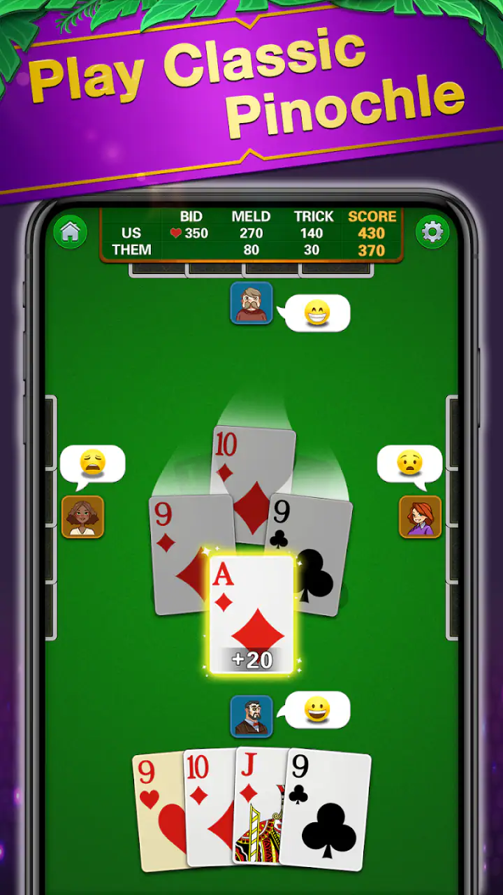 Pinochle screenshot 1