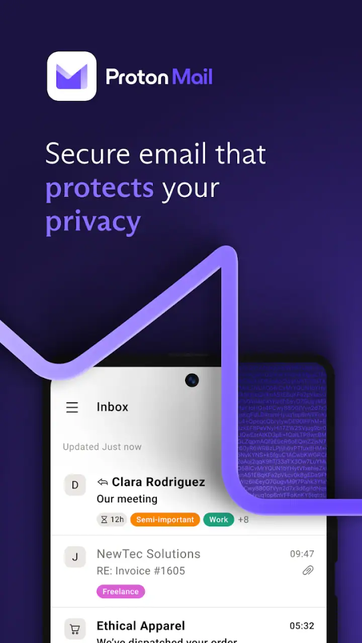 Proton Mail: Encrypted Email screenshot 1