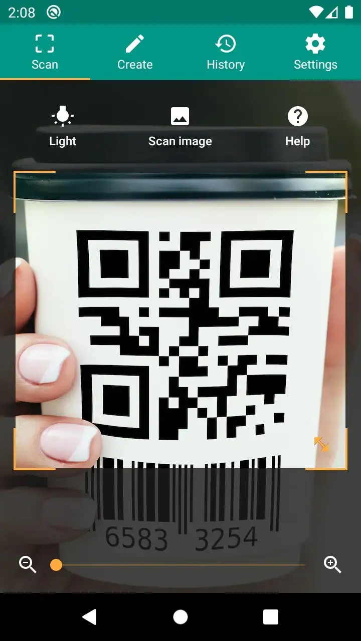 QR & Barcode Scanner screenshot 1