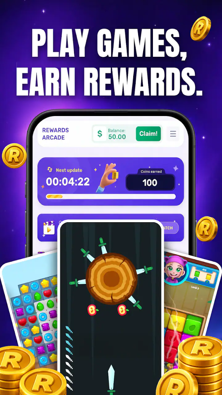 Rewards Arcade: Earn Cash screenshot 1