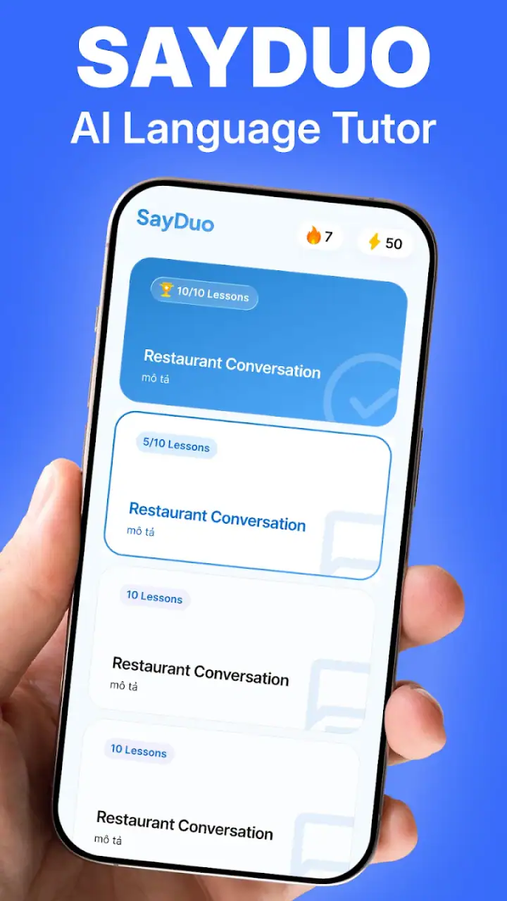 SayDuo: AI Language Learning screenshot 1