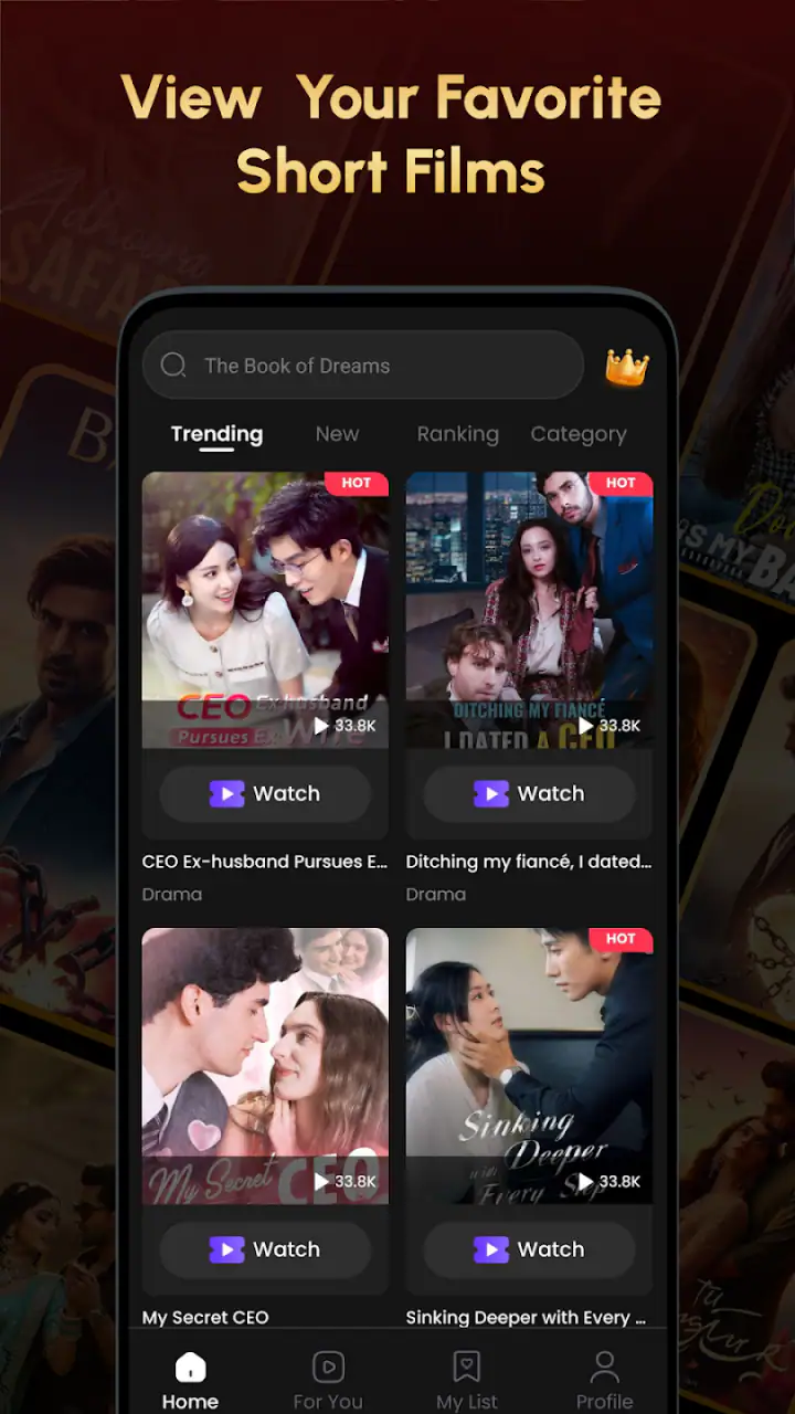 Short TV: Movie Series screenshot 1