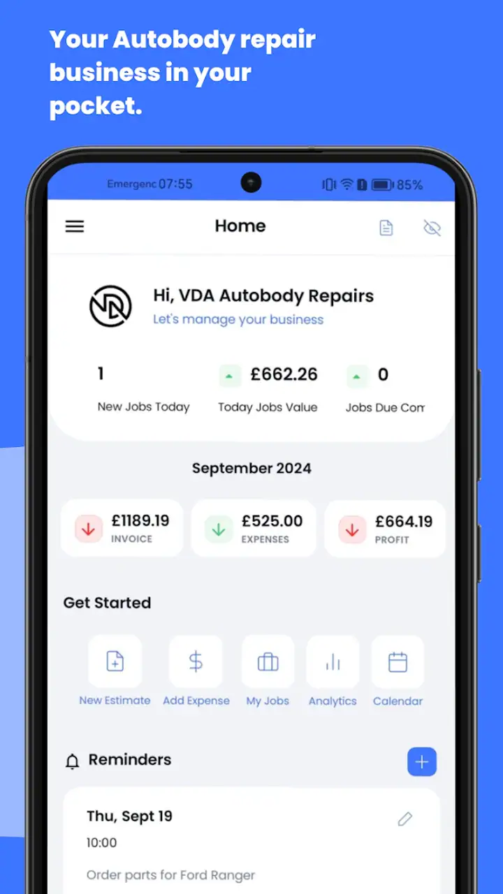SMART Estimator App screenshot 1