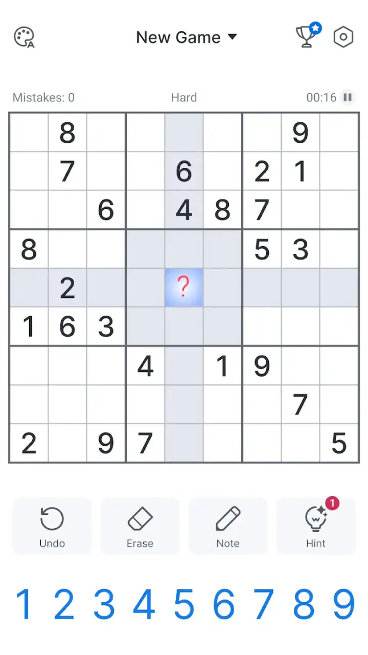 Sudoku - Classic Sudoku Puzzle screenshot 1