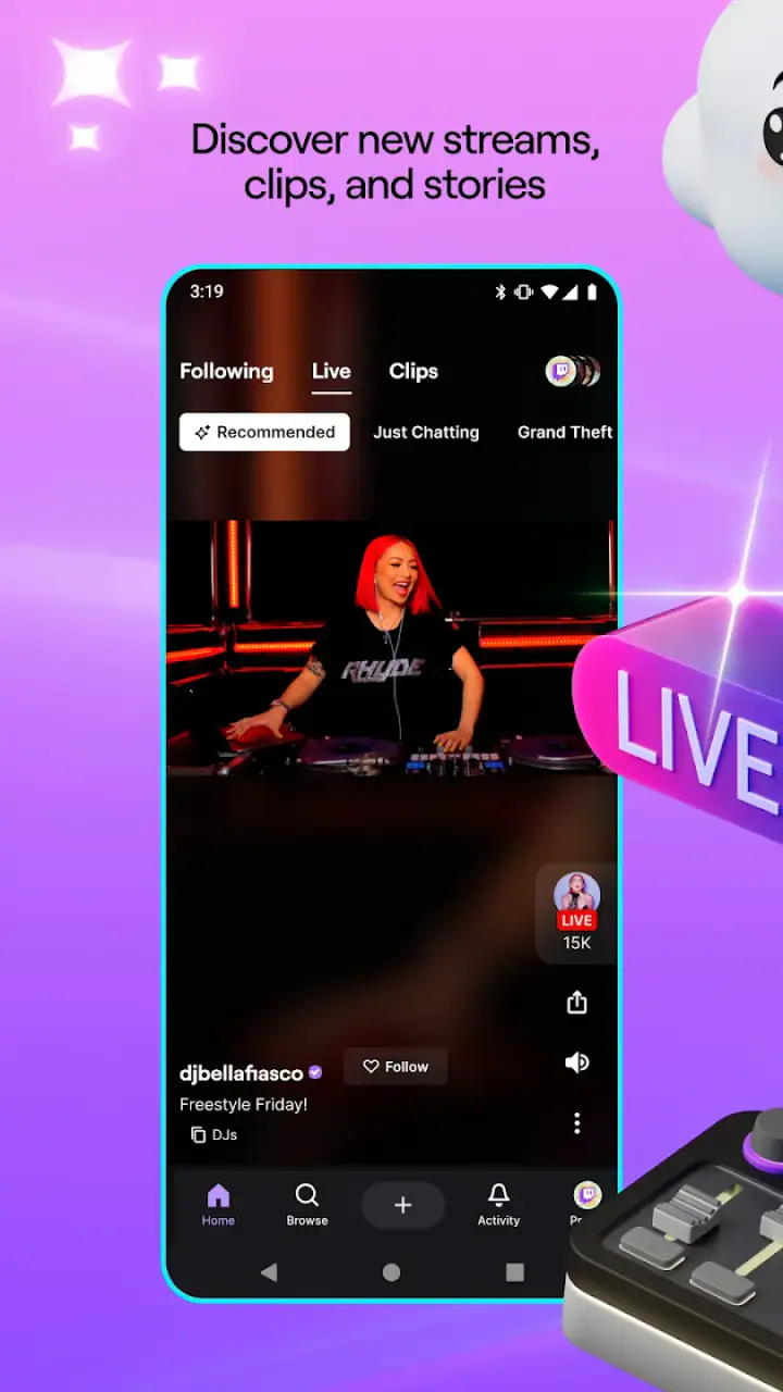 Twitch: Live Streaming screenshot 1