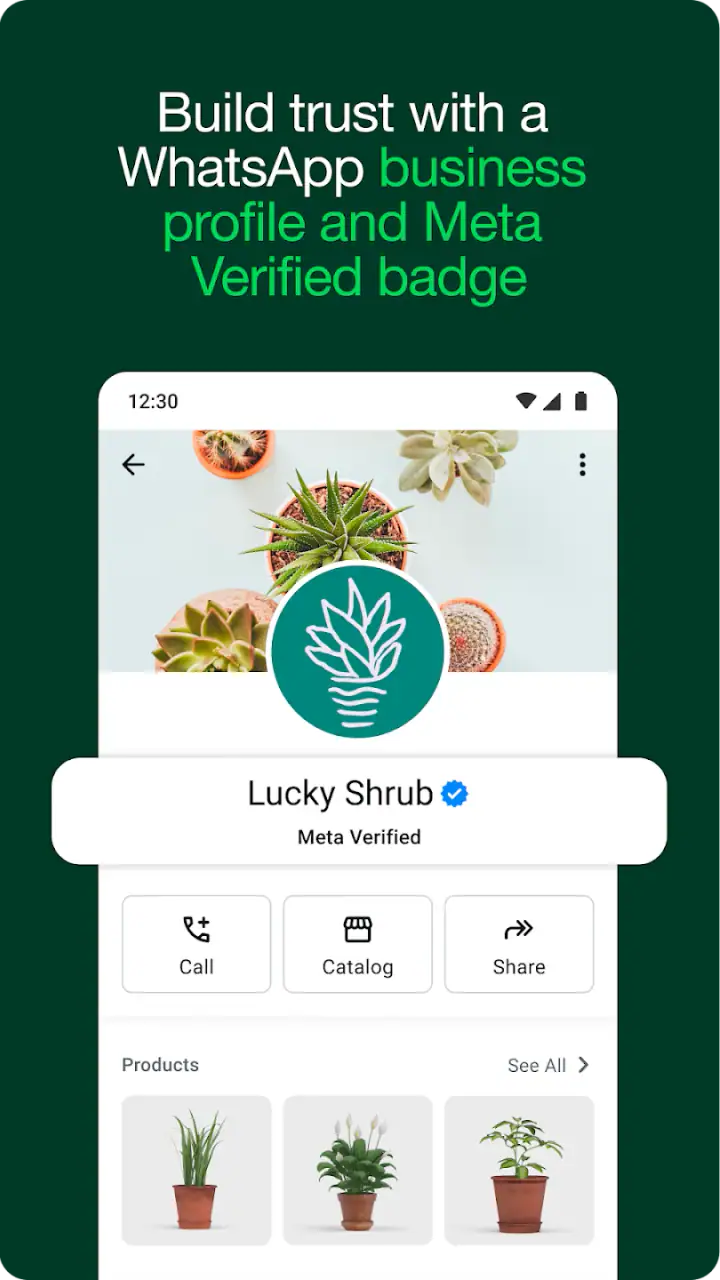 WhatsApp Business screenshot 1