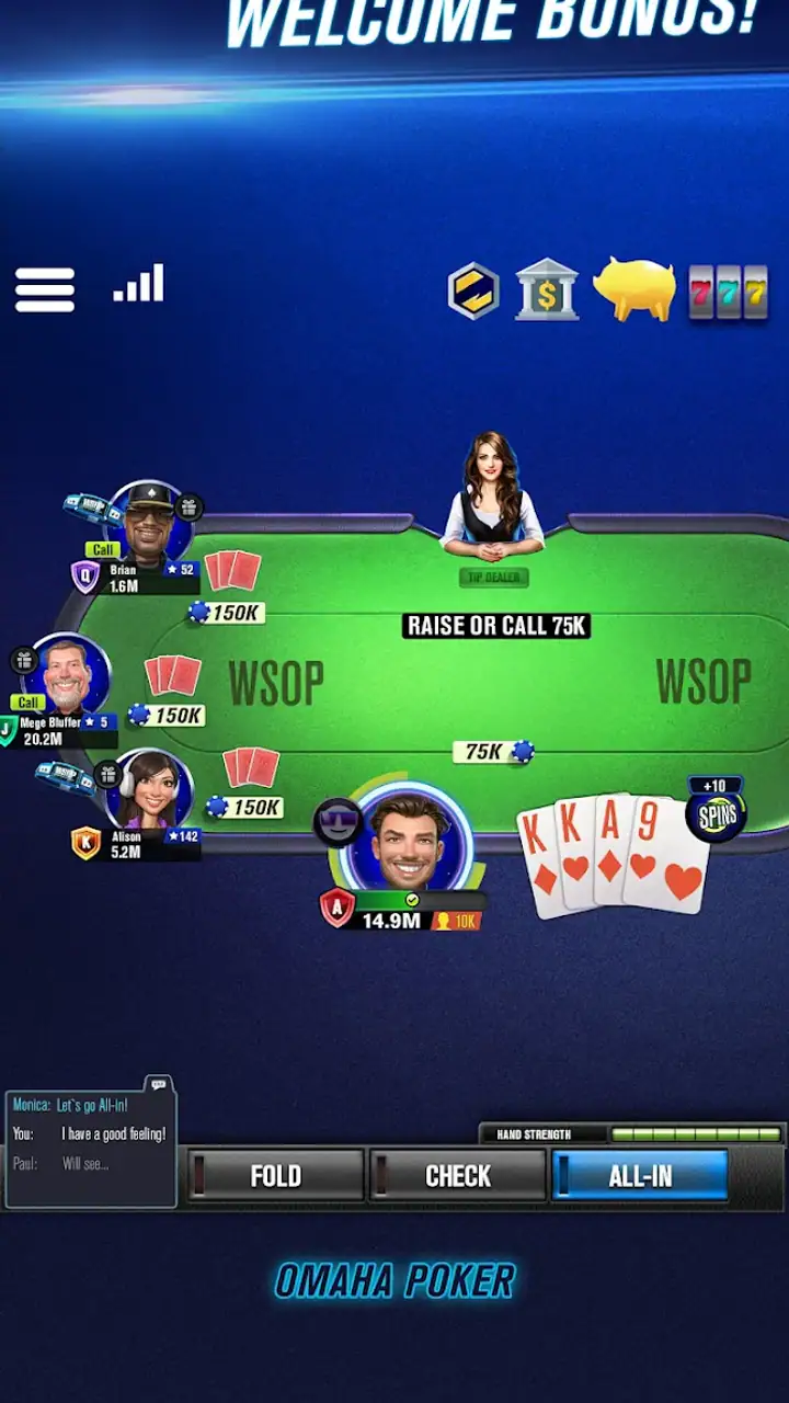 WSOP Poker: Texas Holdem Game screenshot 1
