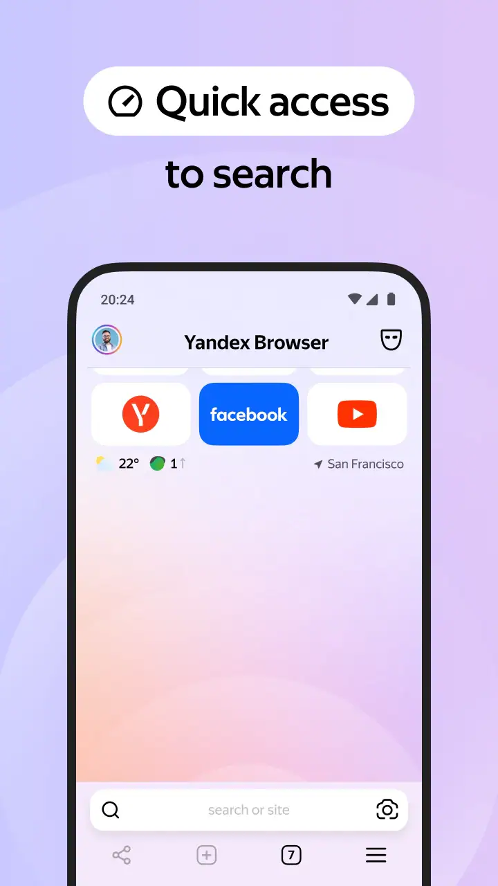 Yandex Browser with Alice AI screenshot 1
