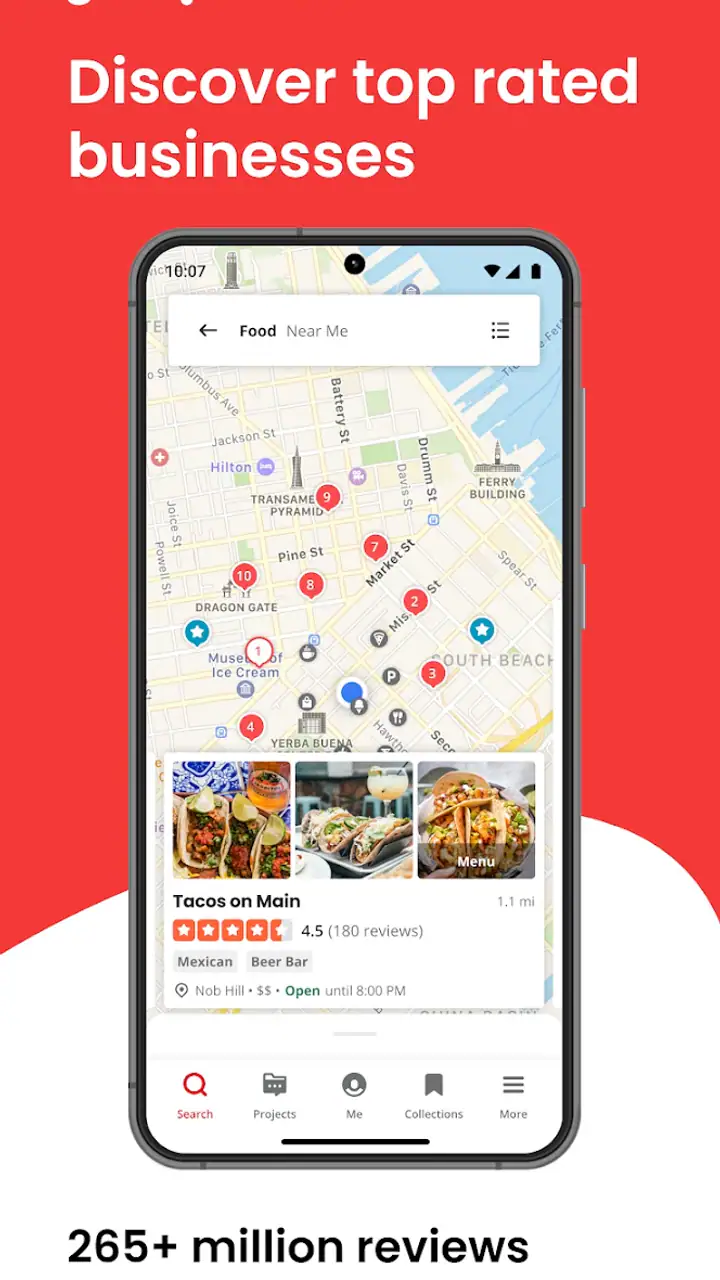 Yelp: Food, Delivery & Reviews screenshot 1